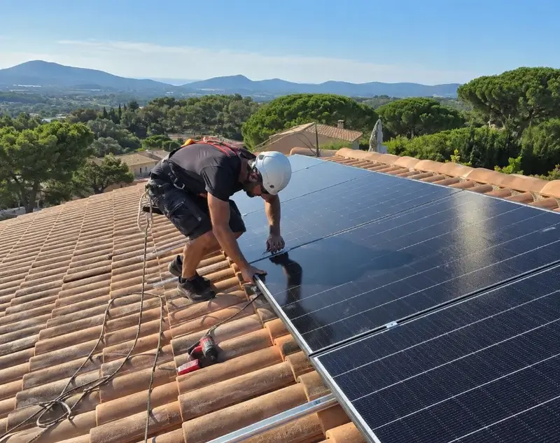 Installateur panneaux solaires Montségur-sur-Lauzon — pose photovoltaïque sur toiture