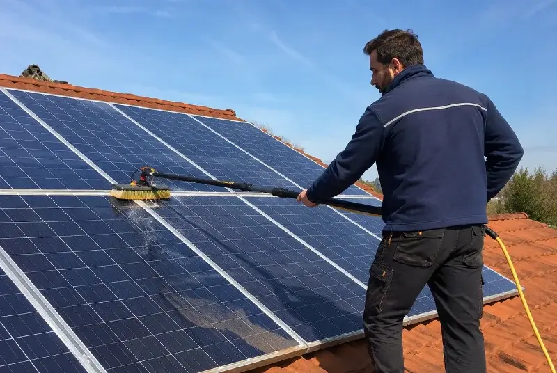 Nettoyage et entretien de panneaux solaires à Montségur-sur-Lauzon